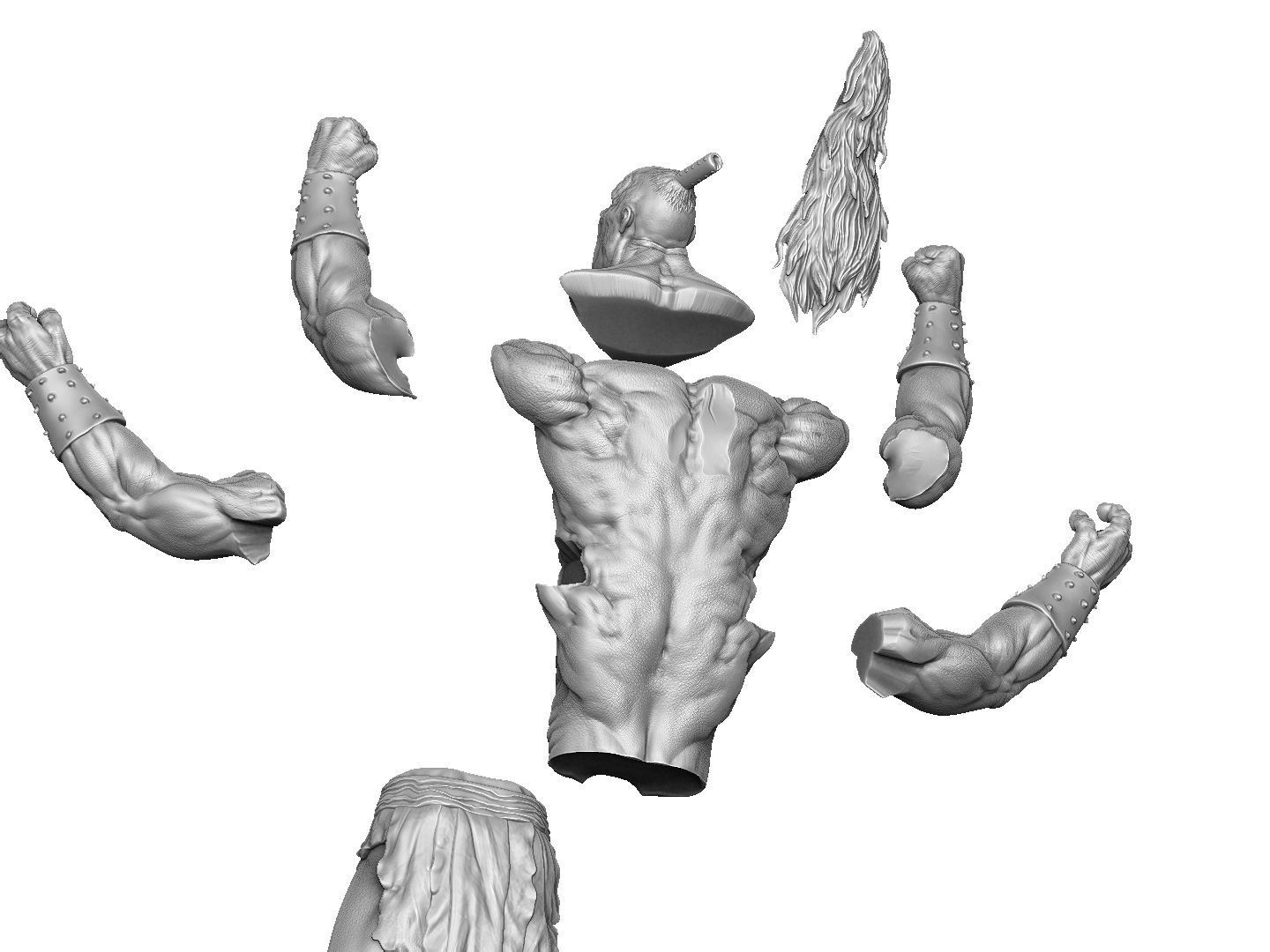 GORO 1995 2 options FOR 3D PRINT STL assembly model 3D print model_17