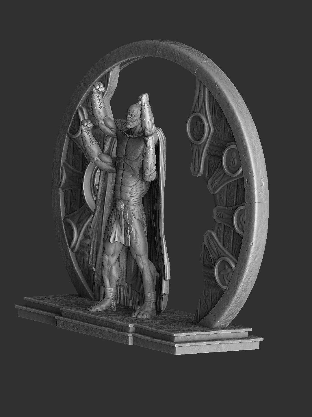 GORO 1995 2 options FOR 3D PRINT STL assembly model 3D print model_60