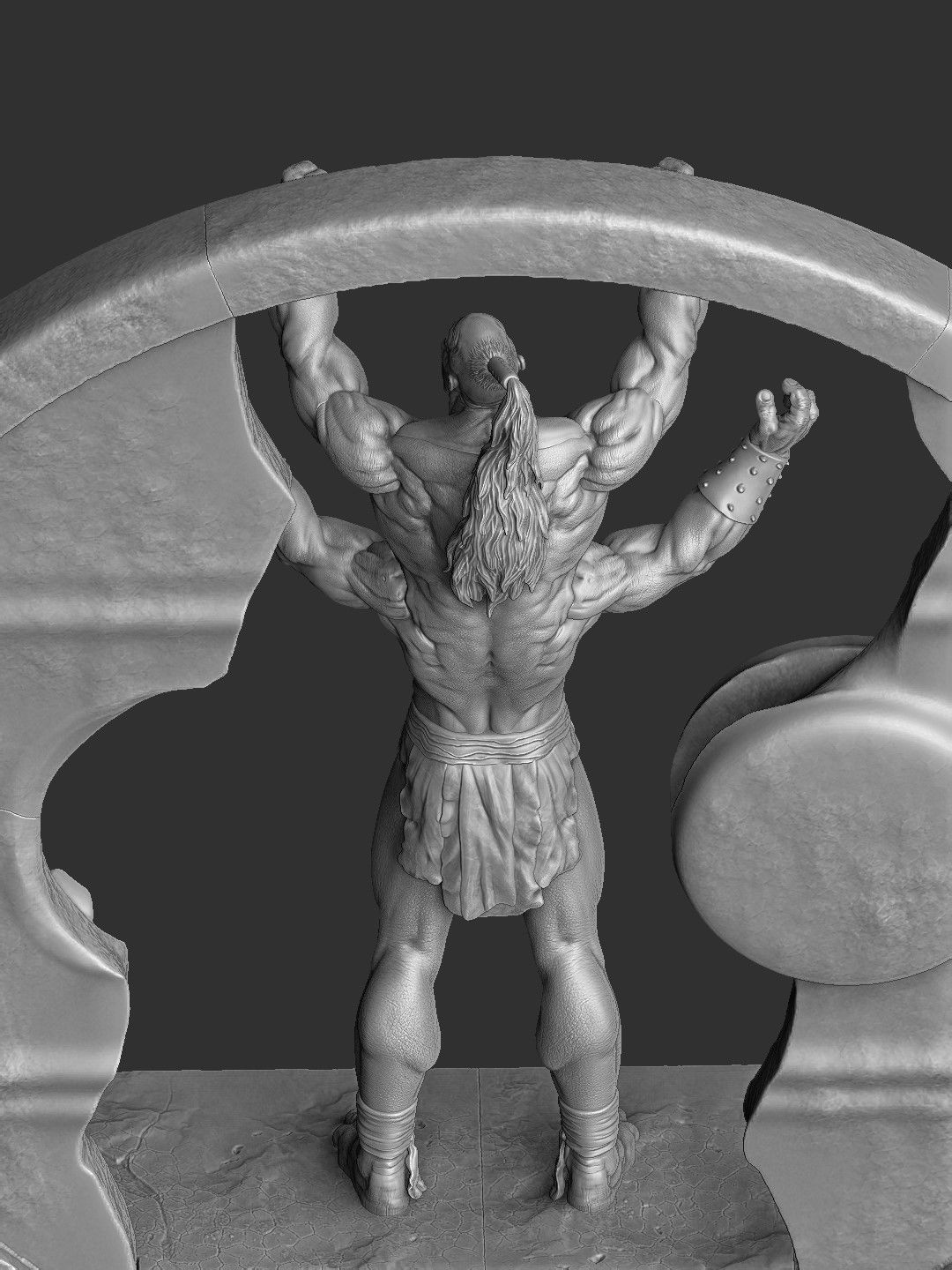 GORO 1995 2 options FOR 3D PRINT STL assembly model 3D print model_43