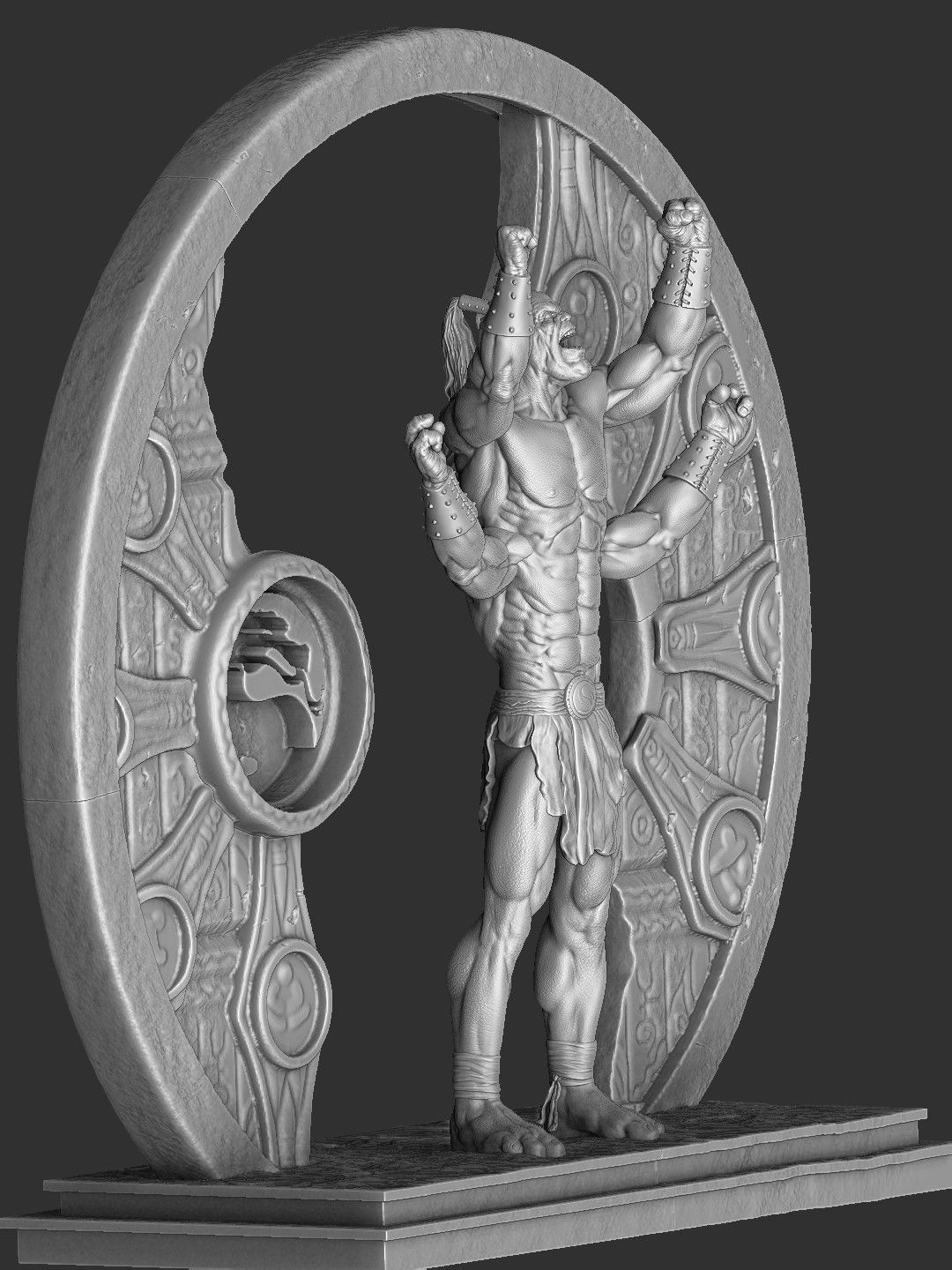 GORO 1995 2 options FOR 3D PRINT STL assembly model 3D print model_42