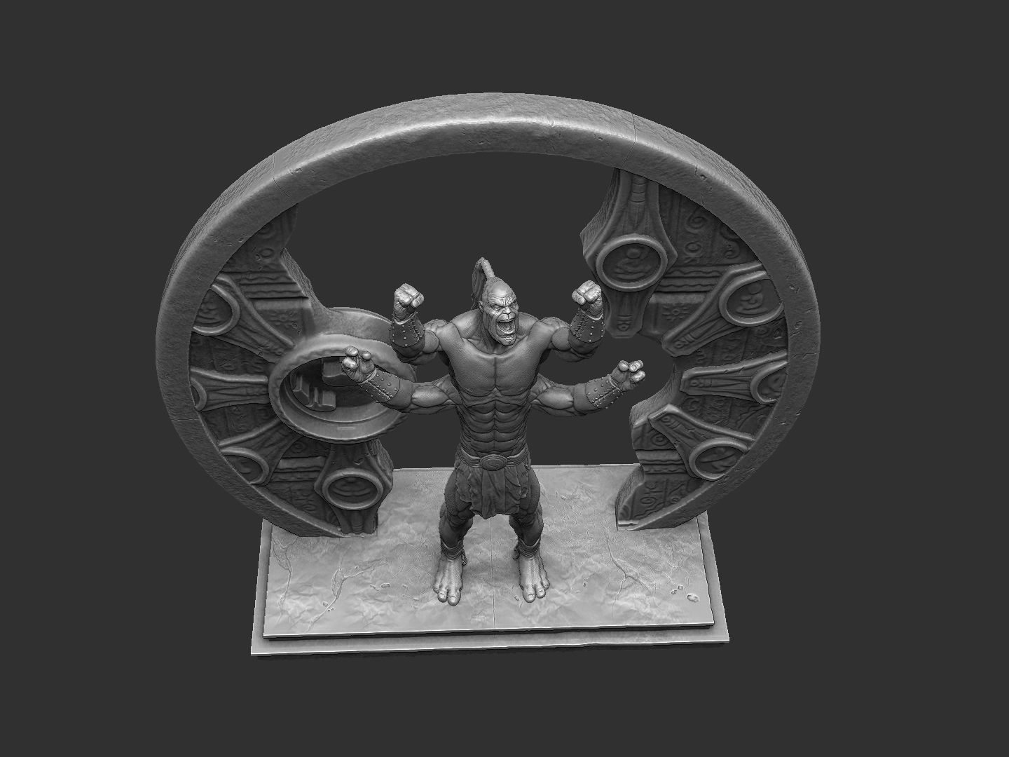 GORO 1995 2 options FOR 3D PRINT STL assembly model 3D print model_30