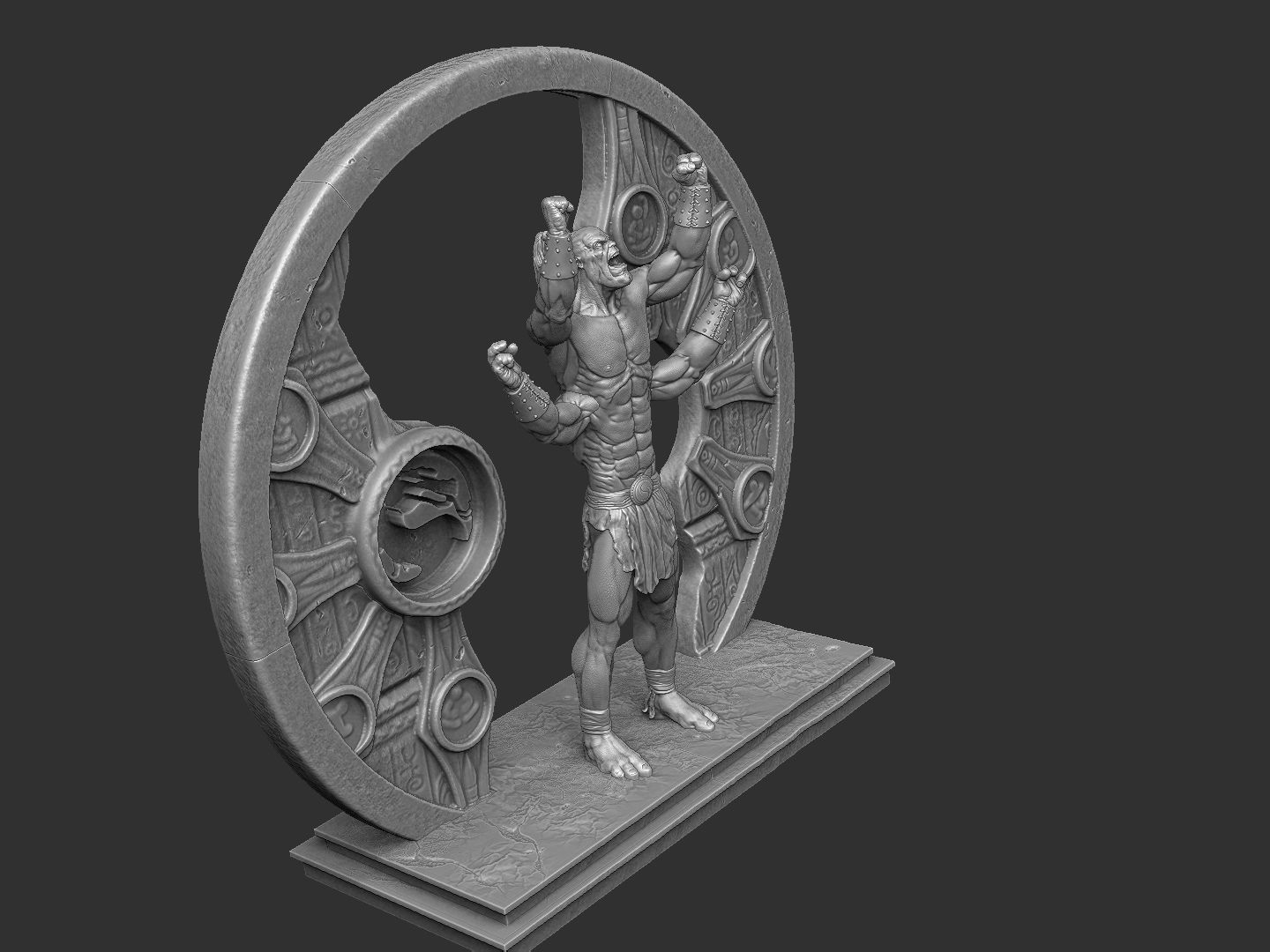 GORO 1995 2 options FOR 3D PRINT STL assembly model 3D print model_28