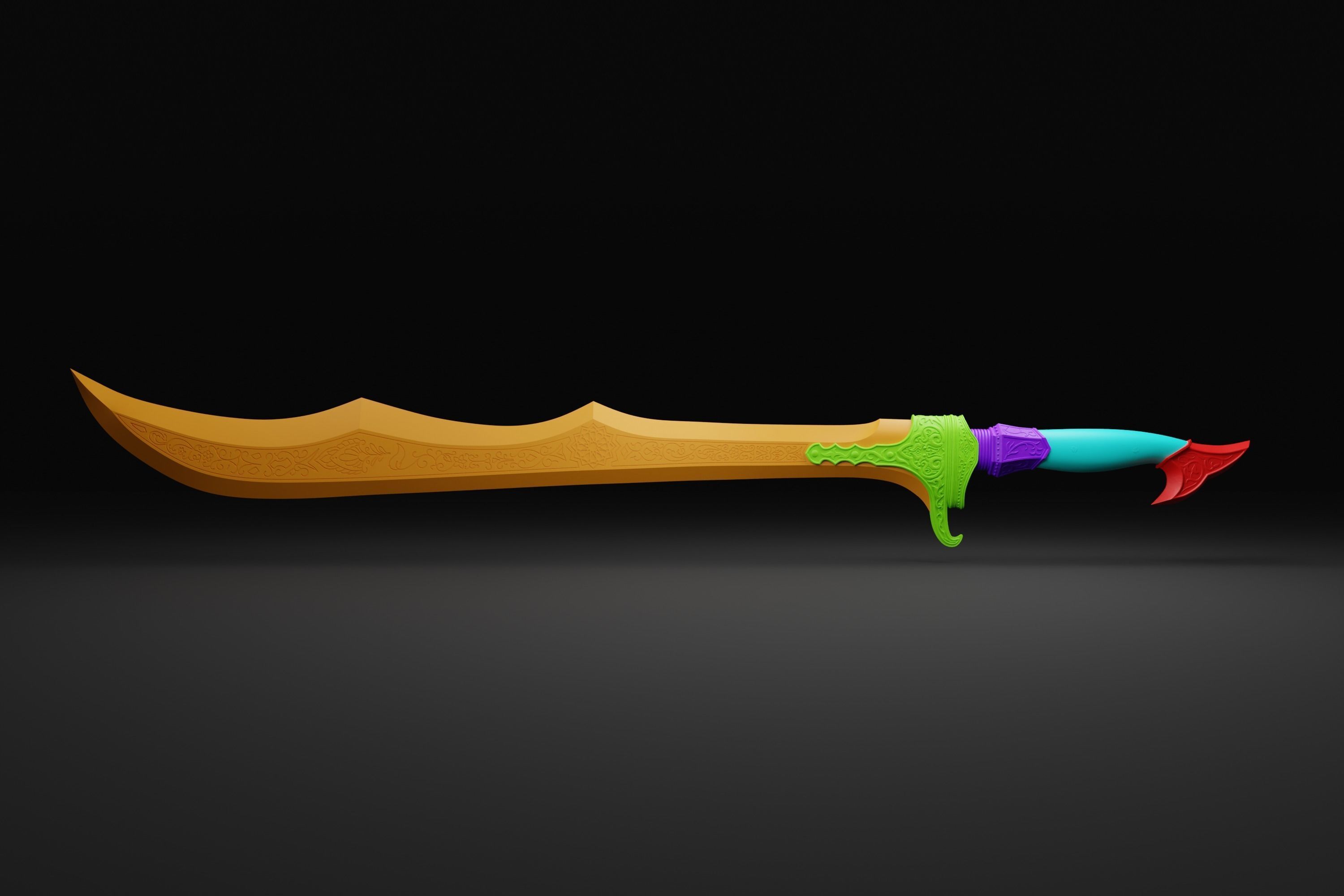 Assassins Creed Mirage Sword 3D print model_4