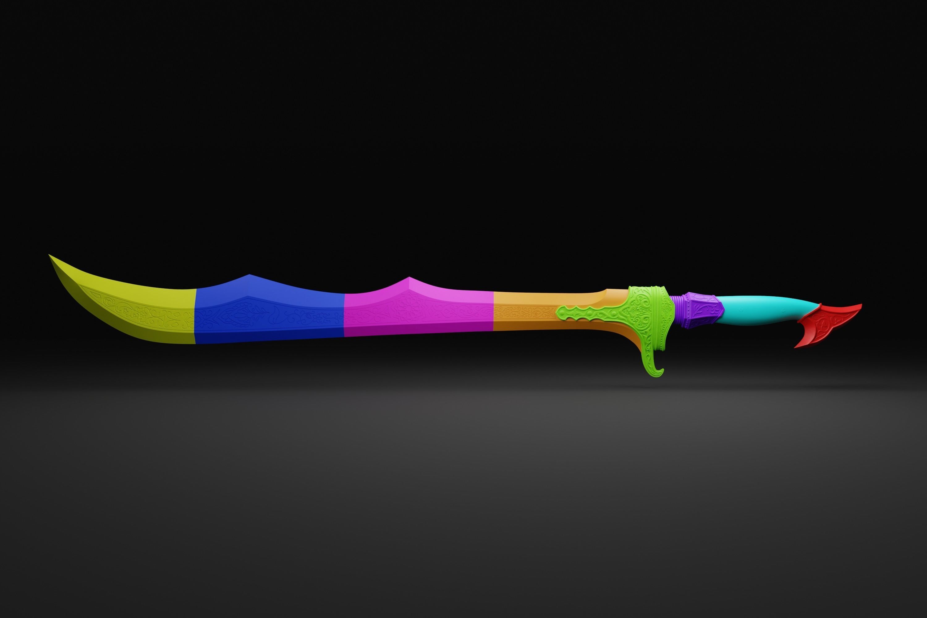 Assassins Creed Mirage Sword 3D print model_2