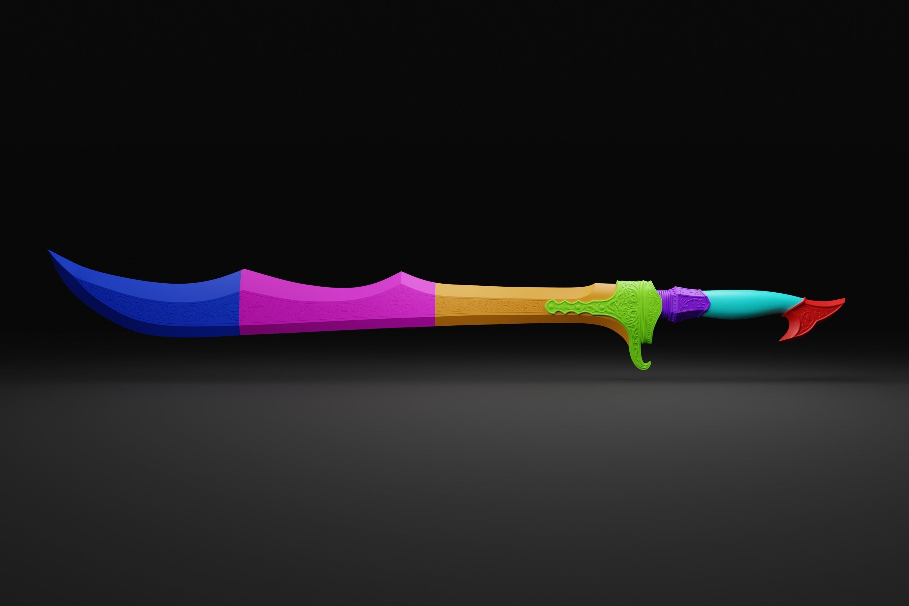 Assassins Creed Mirage Sword 3D print model_3