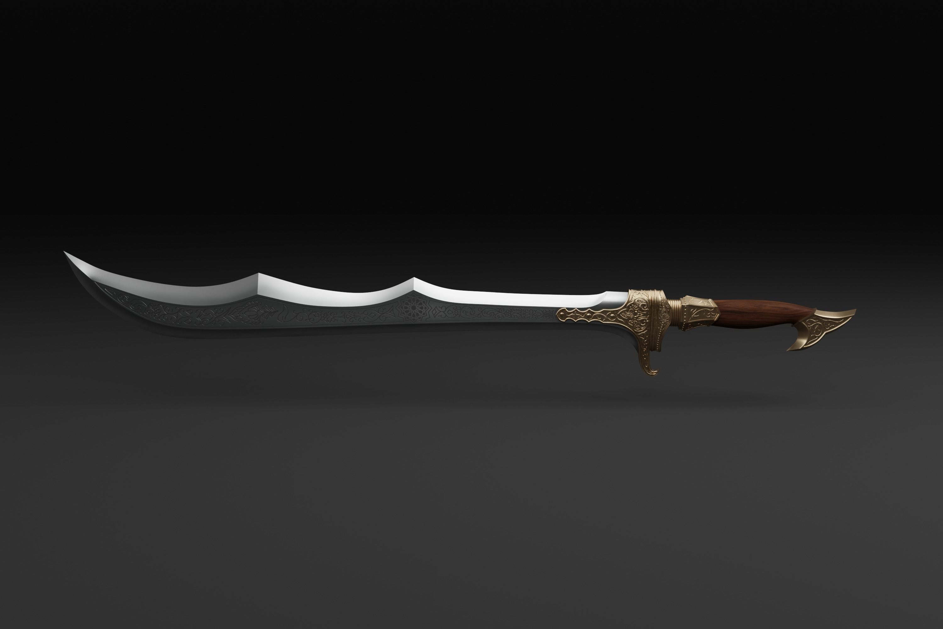 Assassins Creed Mirage Sword 3D print model_5