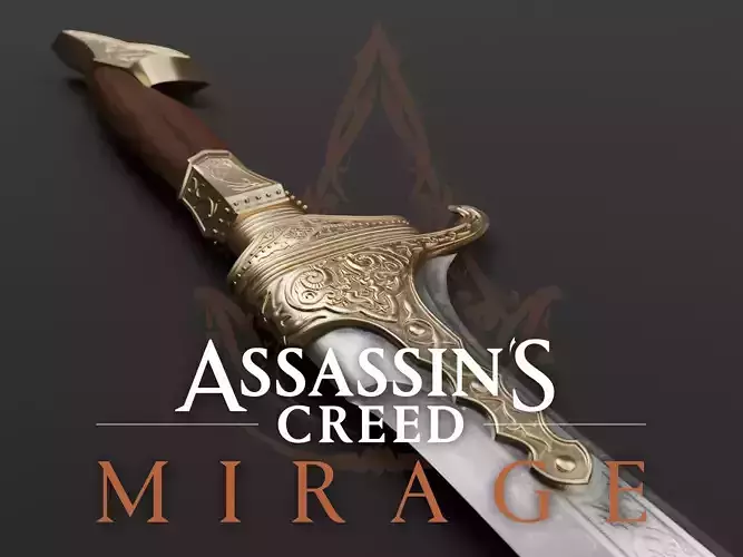 Assassins Creed Mirage Sword 3D print model