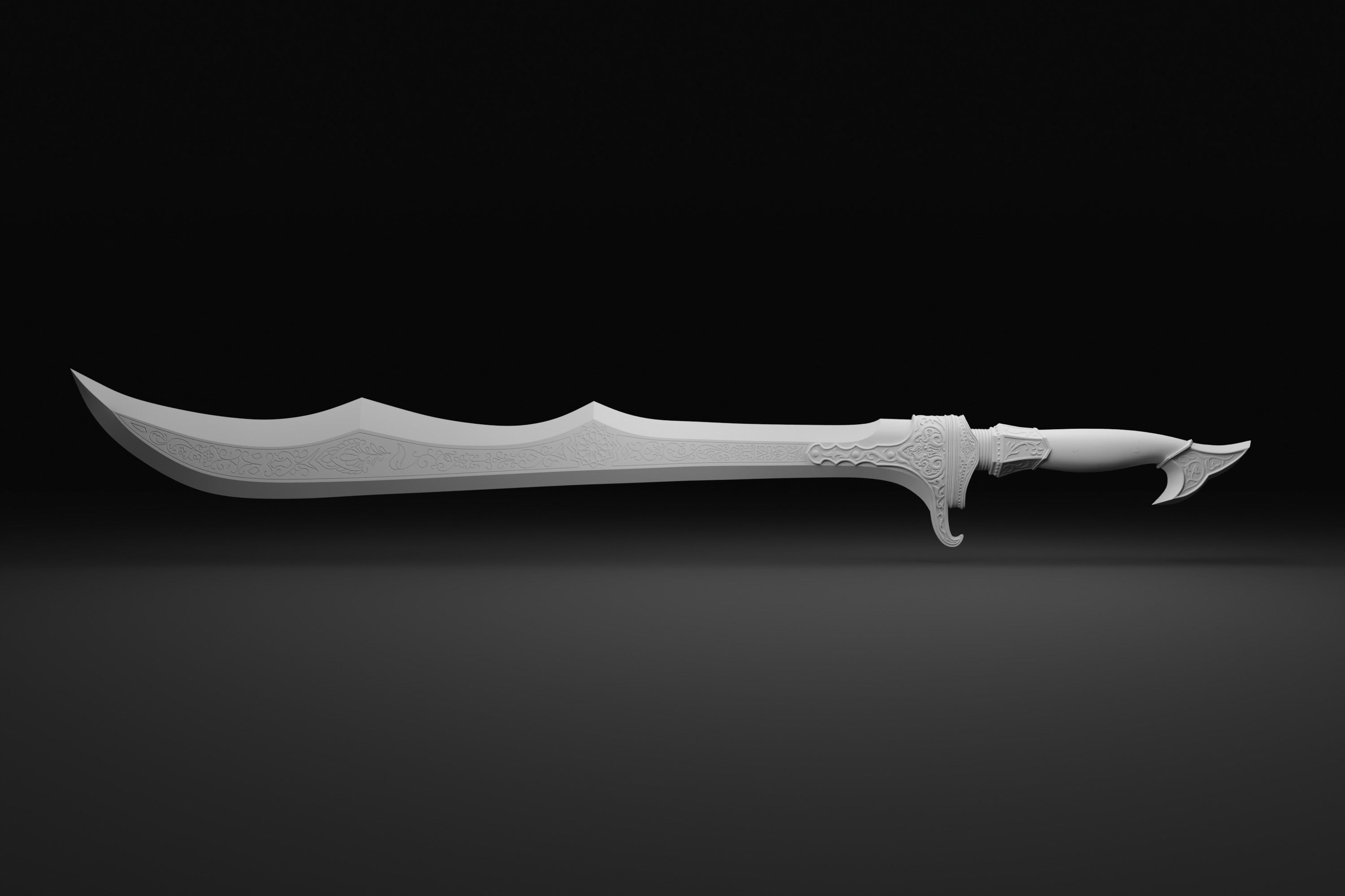Assassins Creed Mirage Sword 3D print model_1