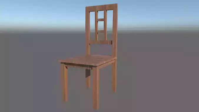 Modern Basic Chair Free 3D model