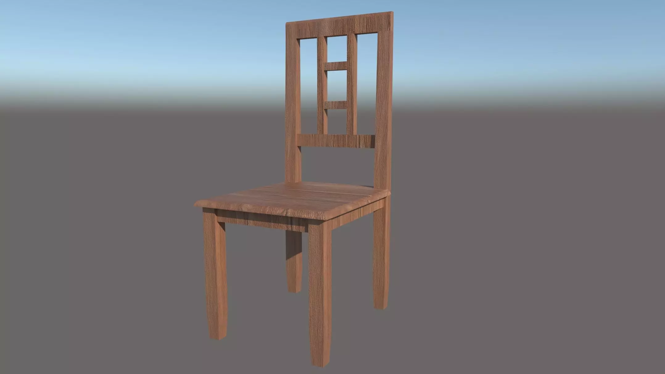 Modern Basic Chair Free 3D model_0