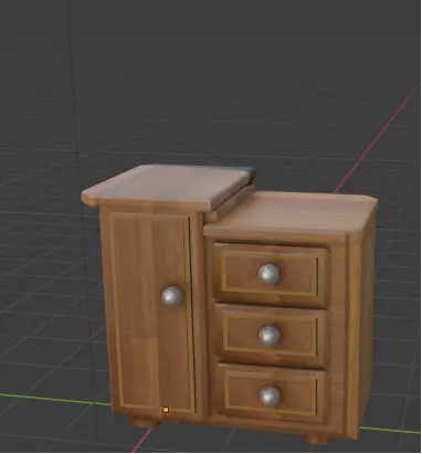 Wood Box Free 3D model_0