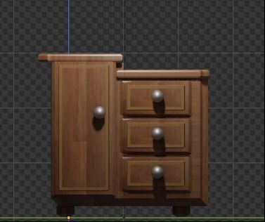 Wood Box Free 3D model_1