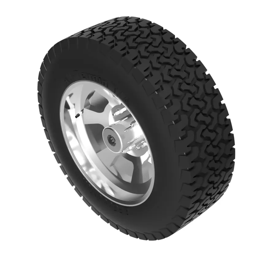 FMS Suzuki Jimny LJ10 LJ80 Tire and Rim 1to6 3D print model_0