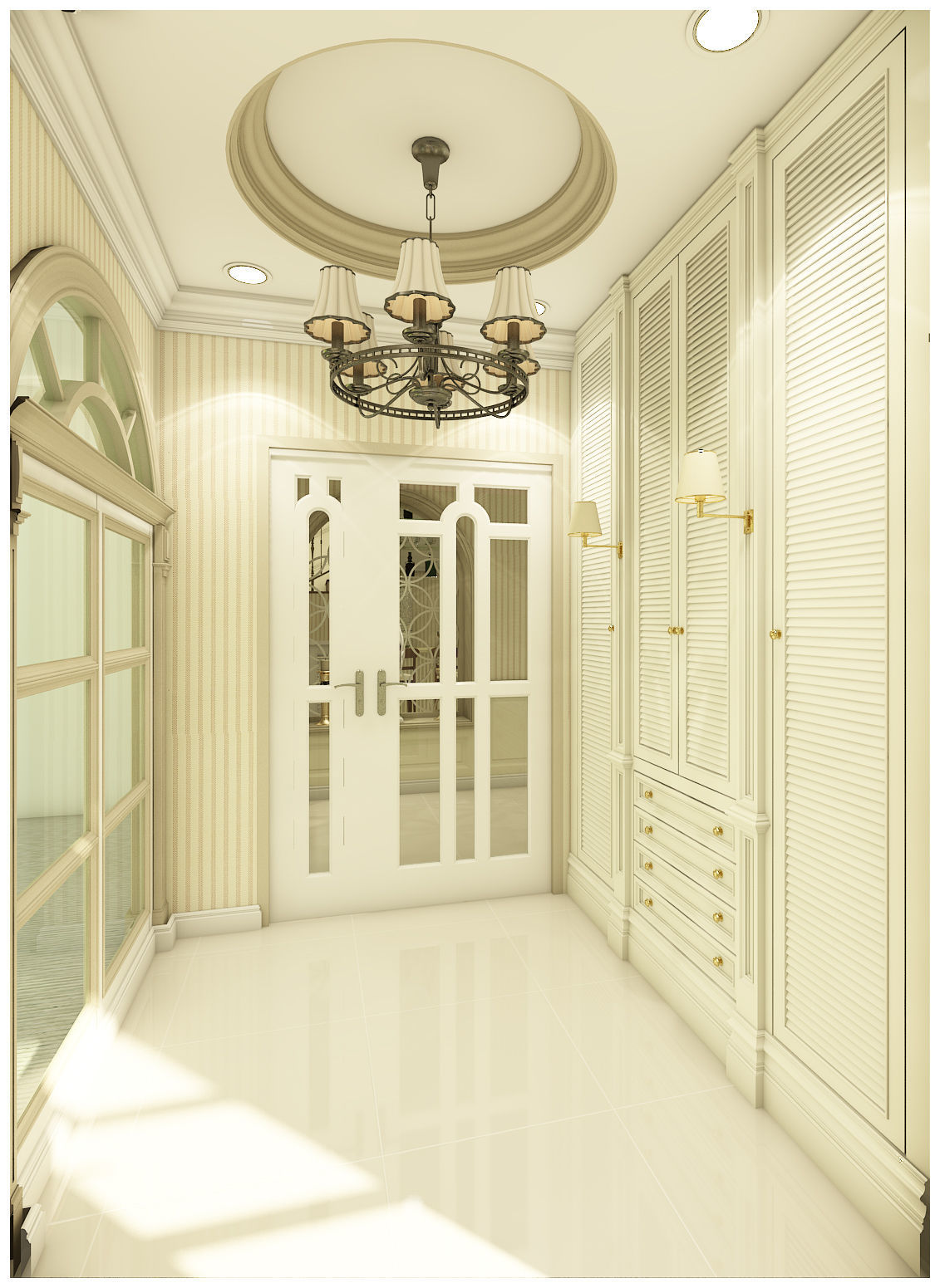 first floor home design 3D model_2