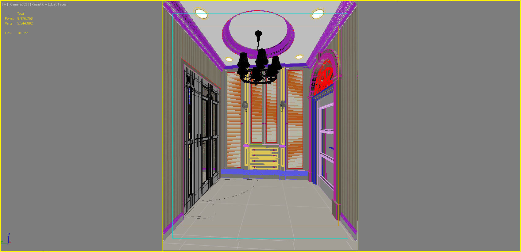 first floor home design 3D model_14