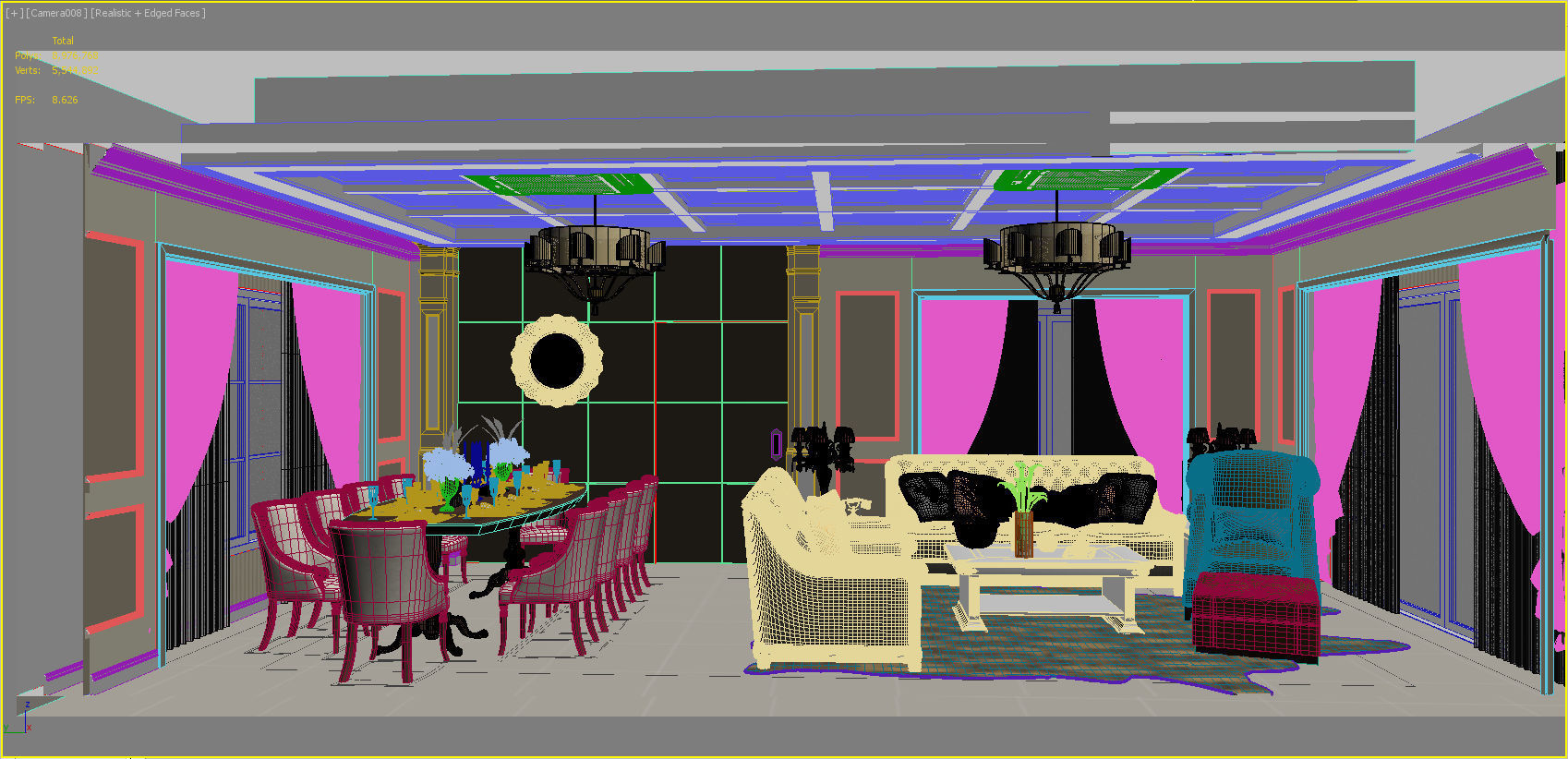 first floor home design 3D model_20