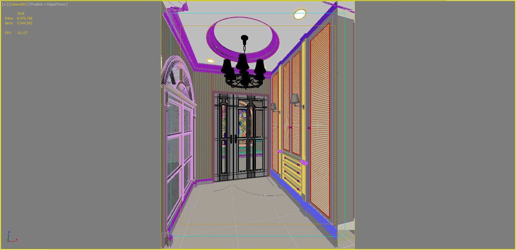 first floor home design 3D model_13