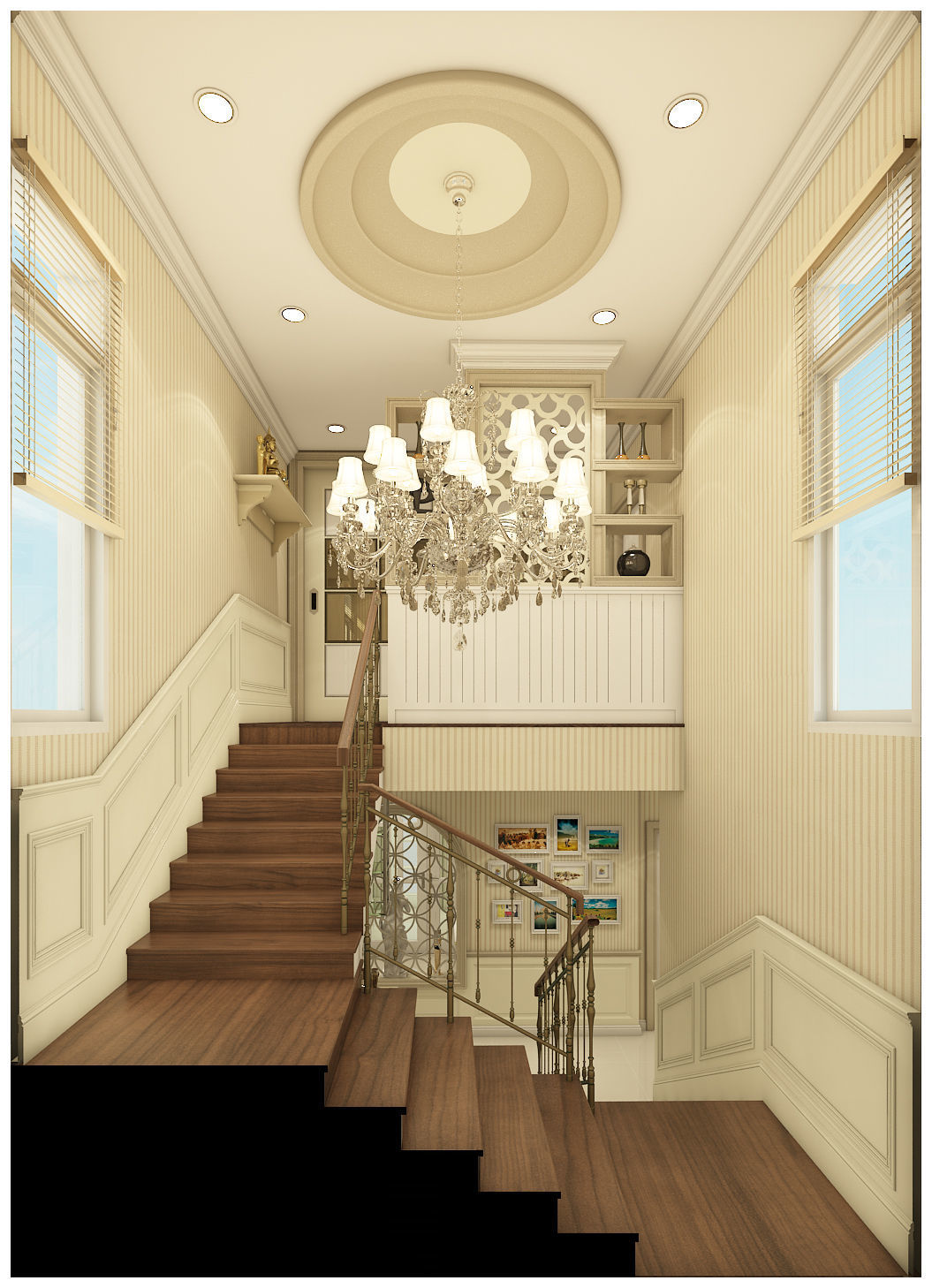 first floor home design 3D model_10