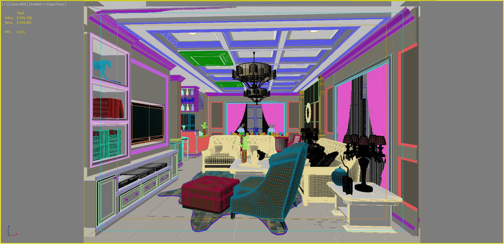 first floor home design 3D model_18