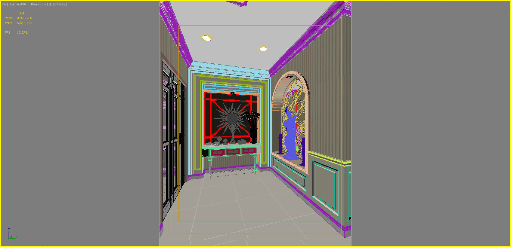 first floor home design 3D model_16