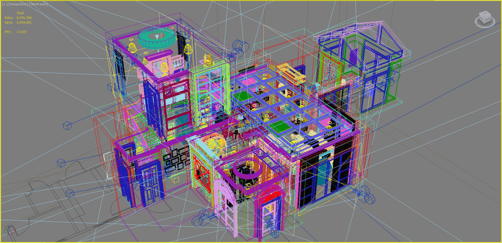 first floor home design 3D model_26