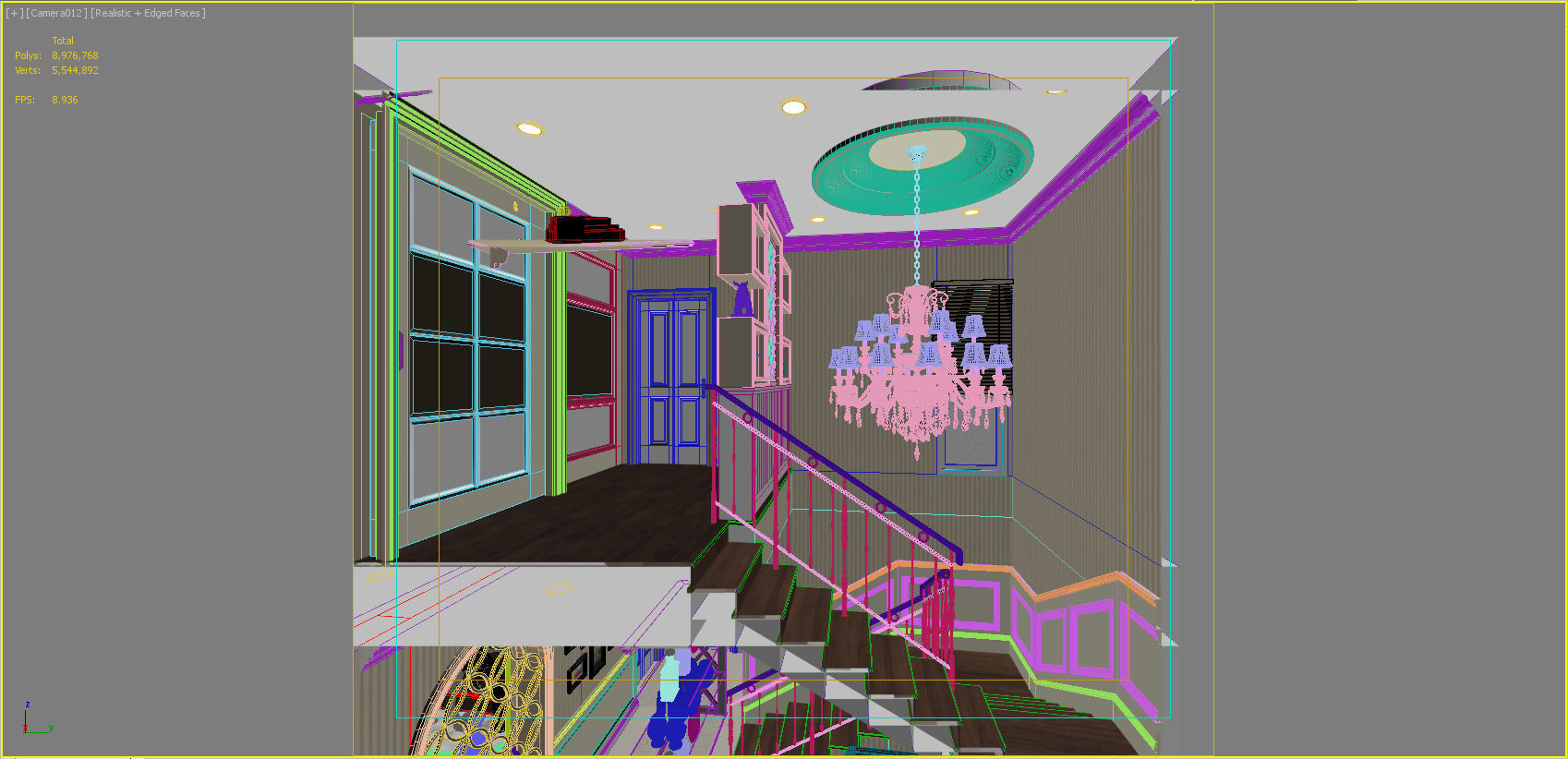 first floor home design 3D model_24