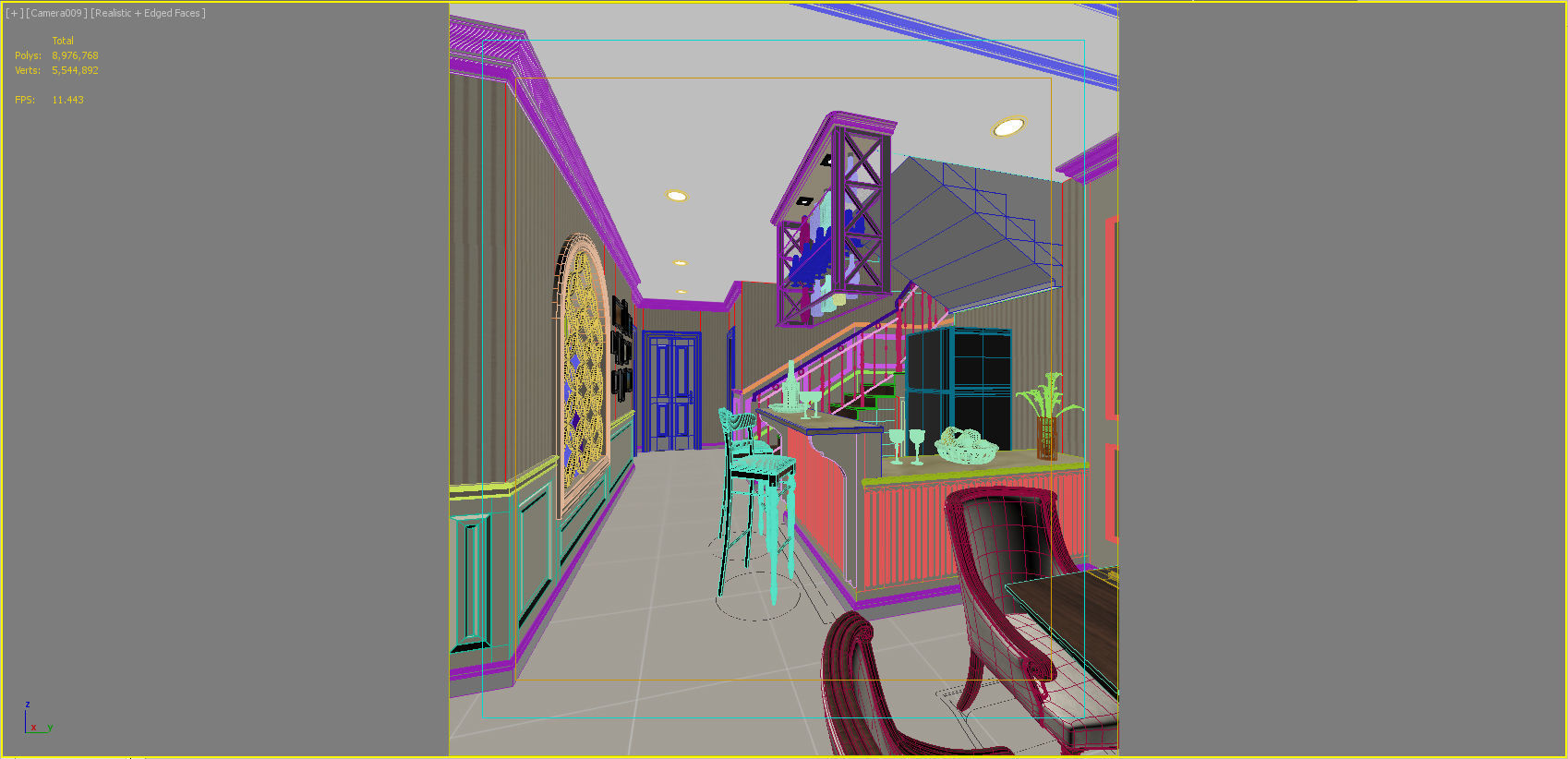 first floor home design 3D model_21