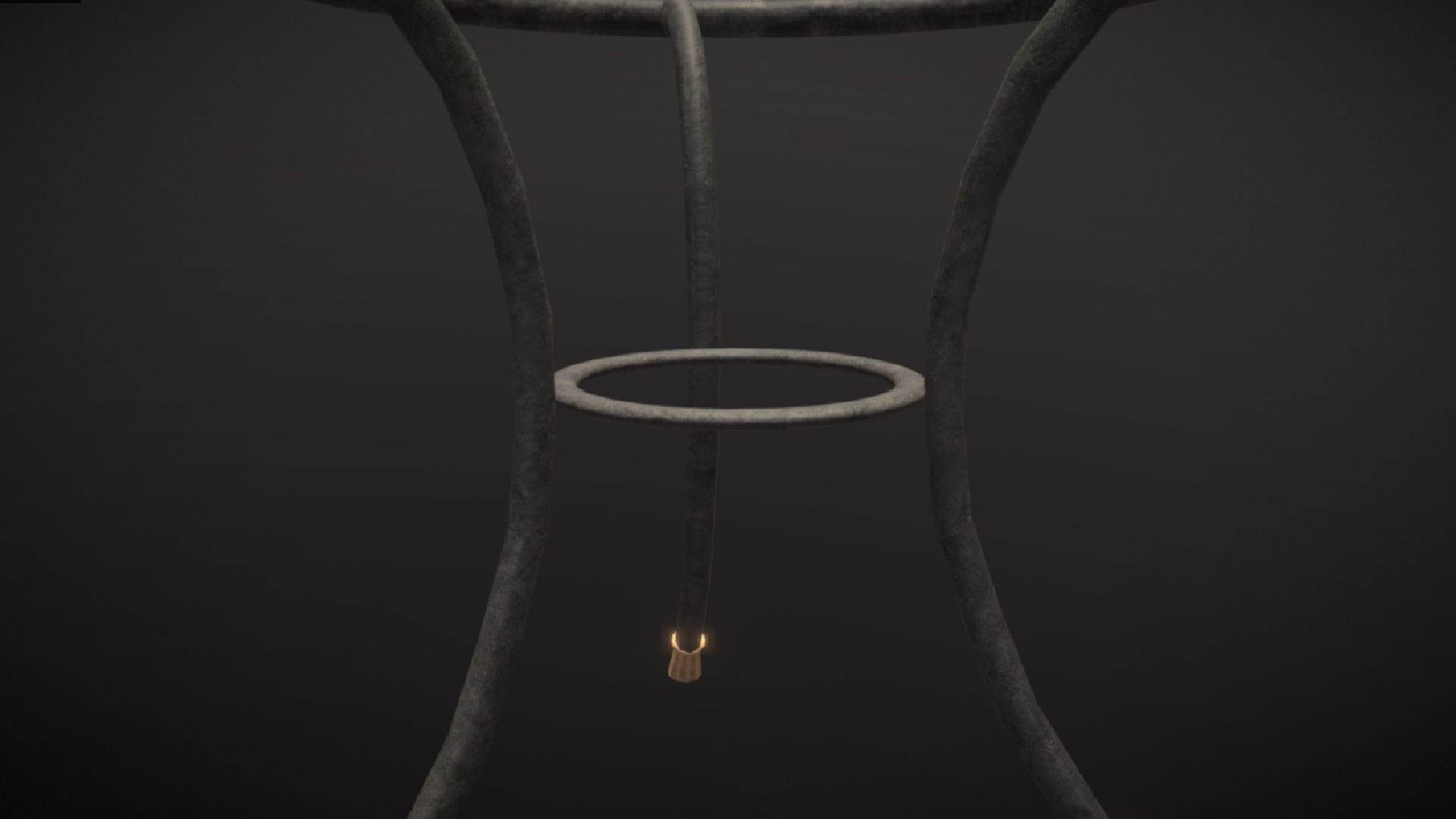 Glass Round Table 17134 Low Poly Low-poly 3D model_4