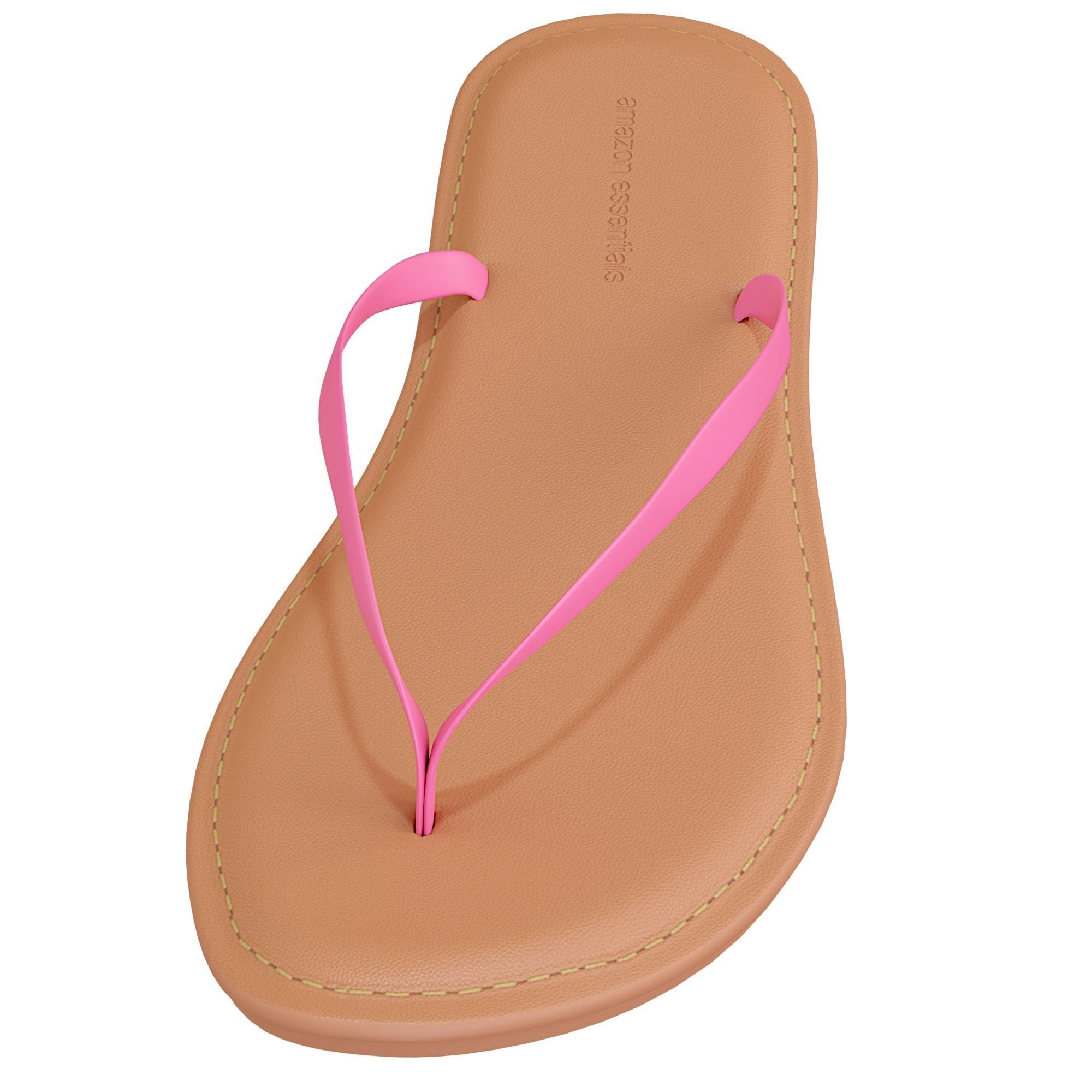Sandal Low-poly 3D model_4