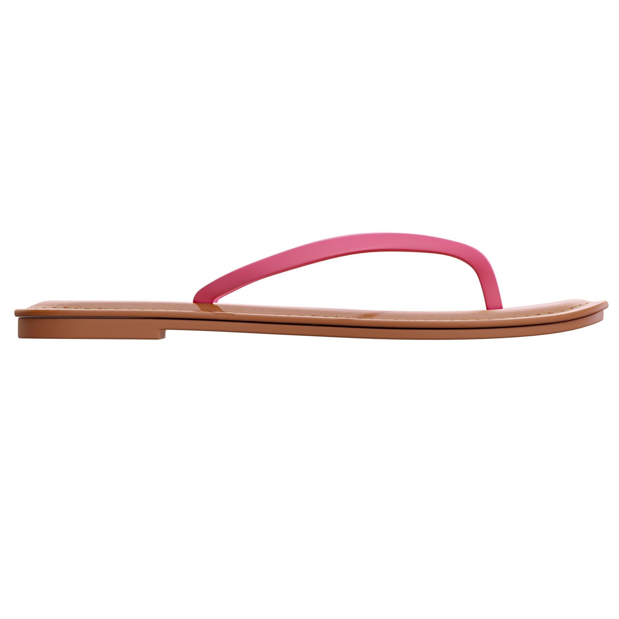 Sandal Low-poly 3D model_2