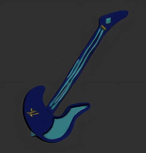 Sky Children Of the Light guitar 3D print model
