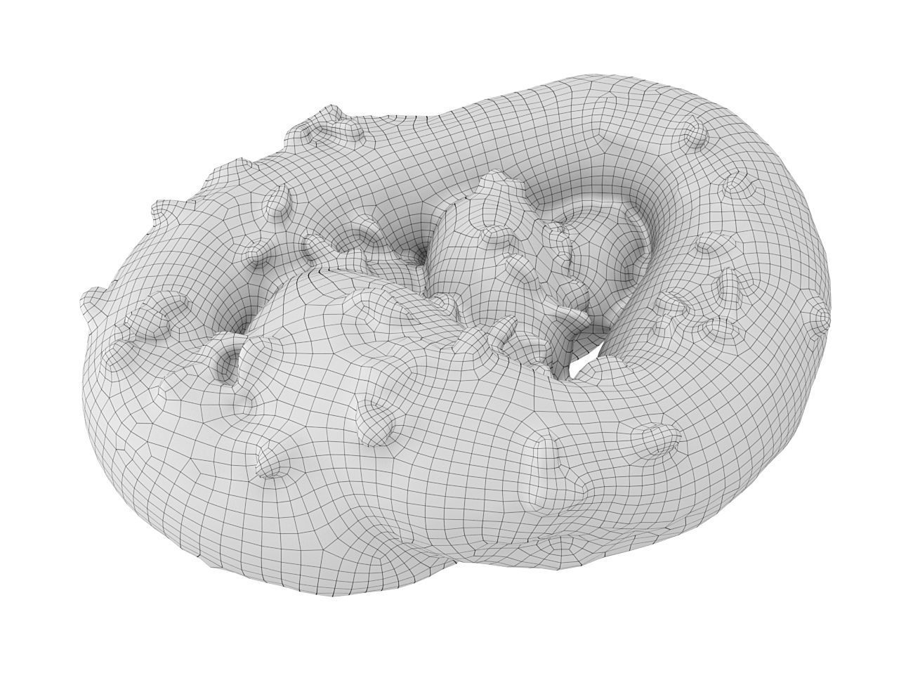 Cookie 14 Low-poly 3D model_16