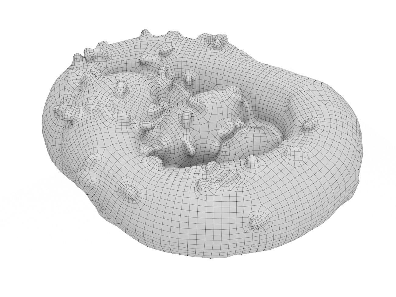 Cookie 14 Low-poly 3D model_19