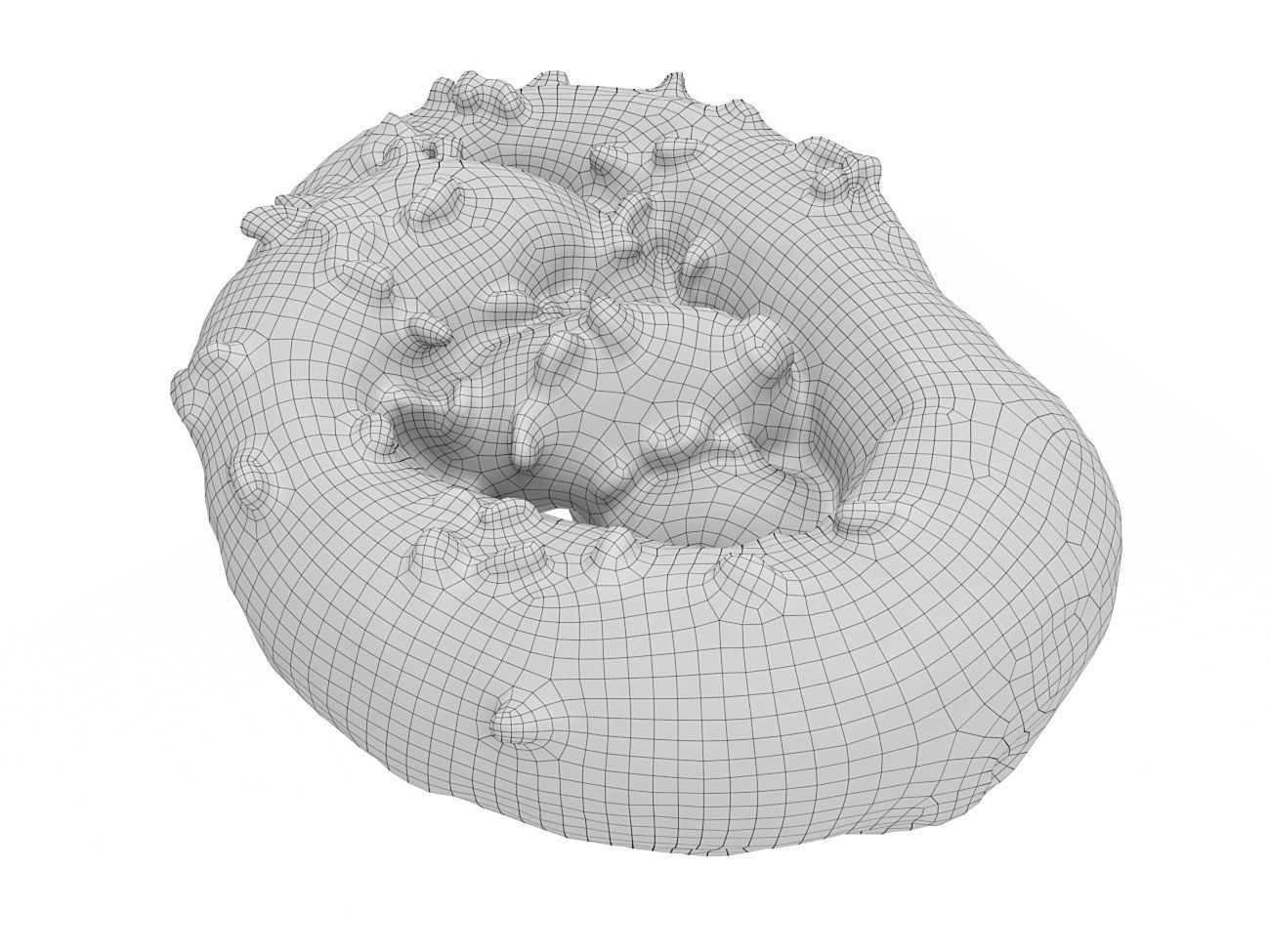 Cookie 14 Low-poly 3D model_20