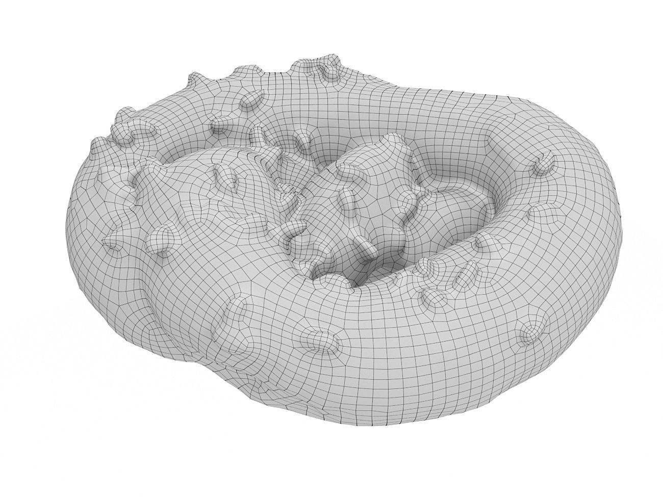 Cookie 14 Low-poly 3D model_18