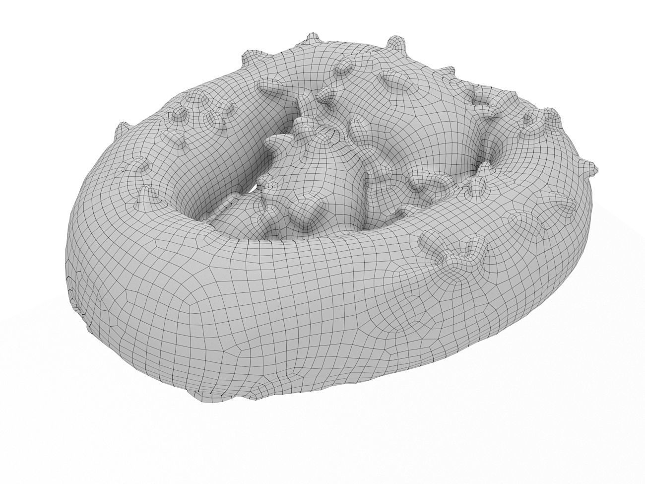 Cookie 14 Low-poly 3D model_22