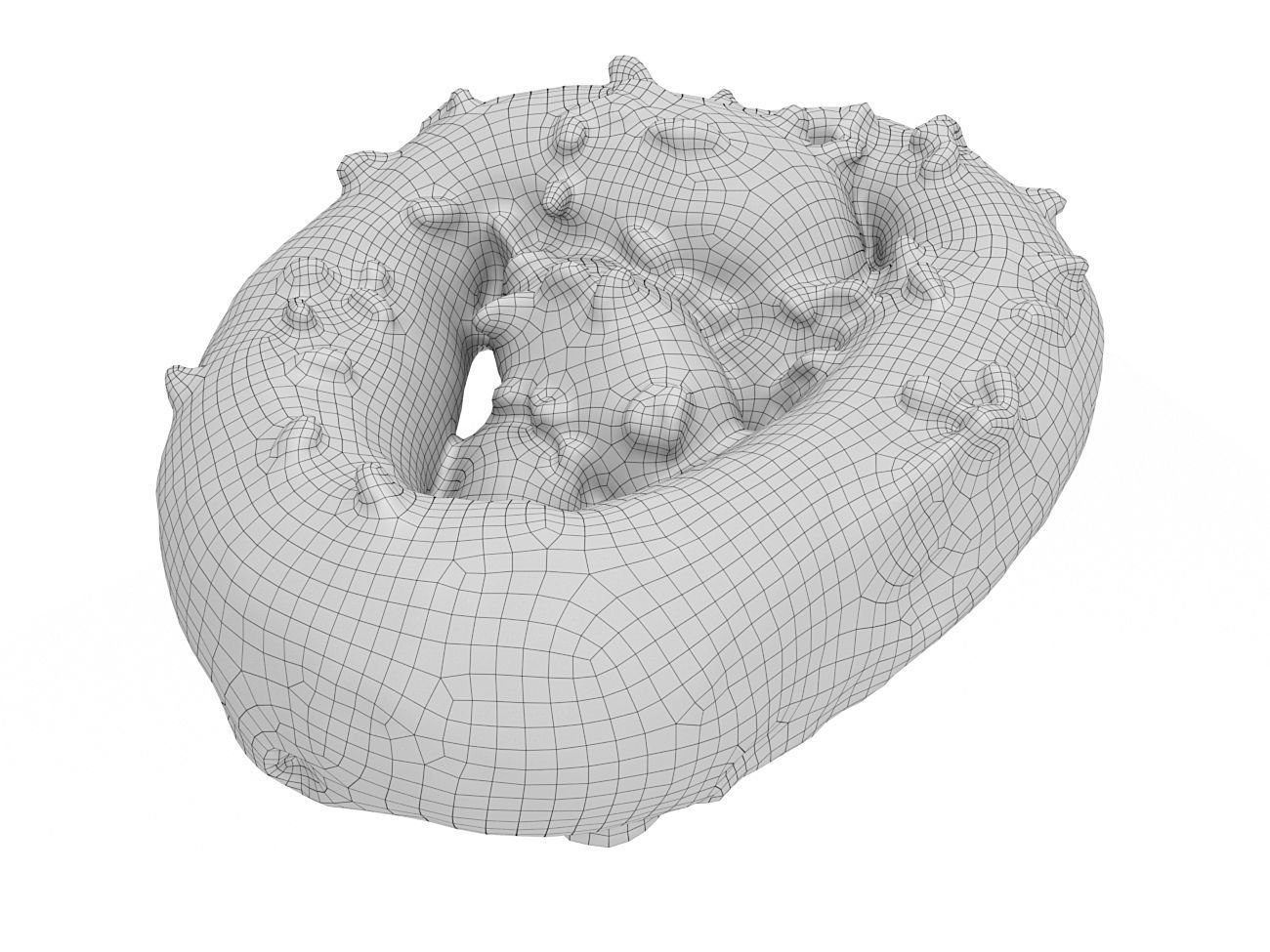 Cookie 14 Low-poly 3D model_21