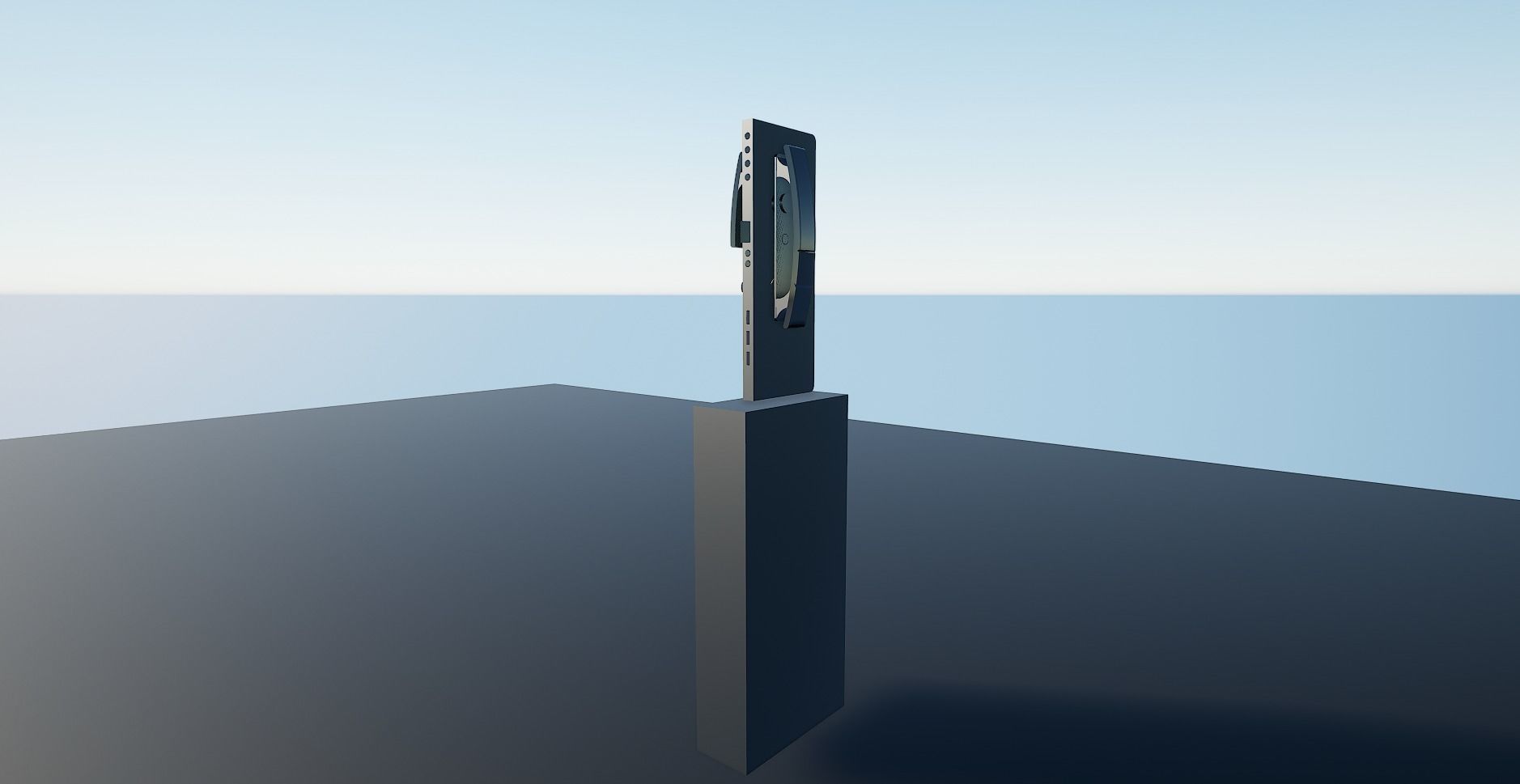 Lock2 samsung galaxy note Low-poly 3D model_2