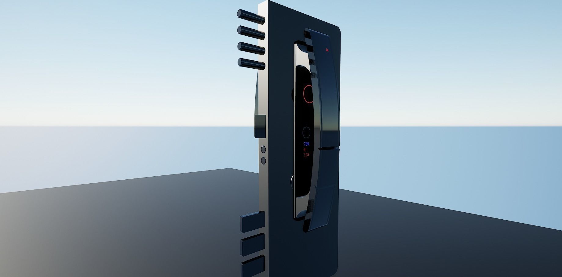 Lock2 samsung galaxy note Low-poly 3D model_13