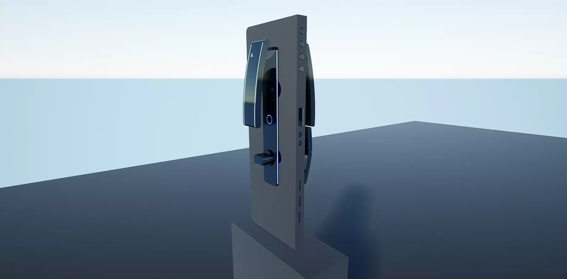 Lock2 samsung galaxy note Low-poly 3D model_0
