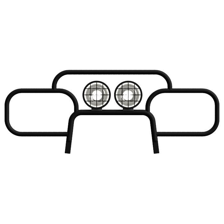 Bullbar for FMS Jimny 1to6 LJ10 LJ80 3D print model_1