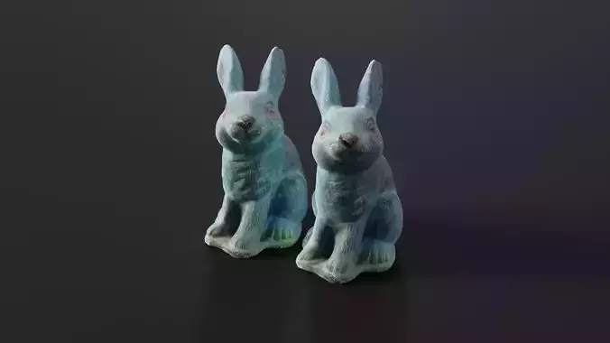 Rabbit statue photogrammetry