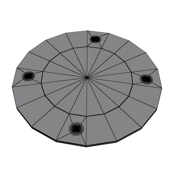 Halogen Lamp 01 High detail 3D model_6