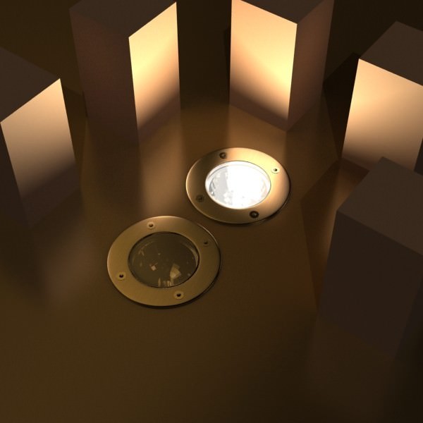 Halogen Lamp 01 High detail 3D model_2