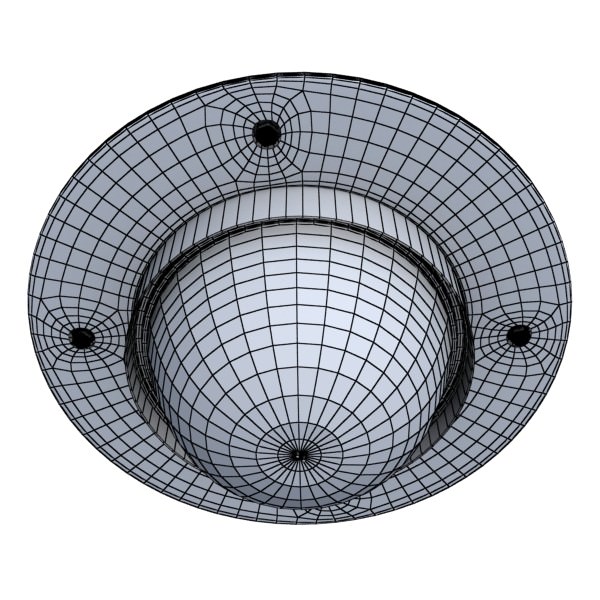 Halogen Lamp 01 High detail 3D model_9