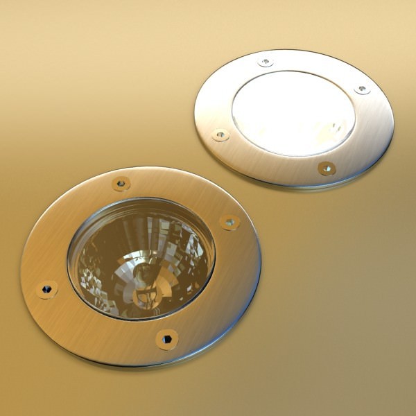 Halogen Lamp 01 High detail 3D model_4