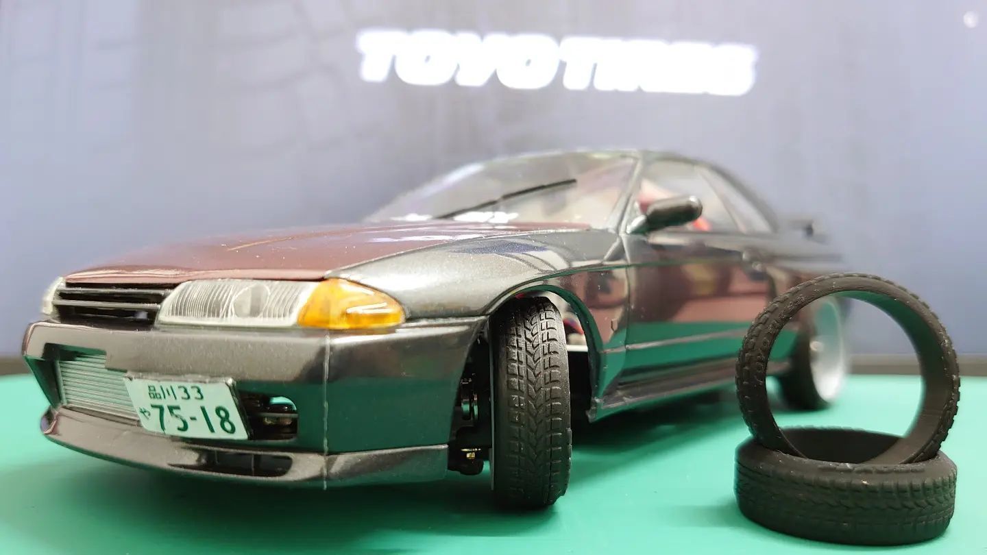 22mm Threaded Drift Tires for 28th and 24th scale RC 3D print model_1