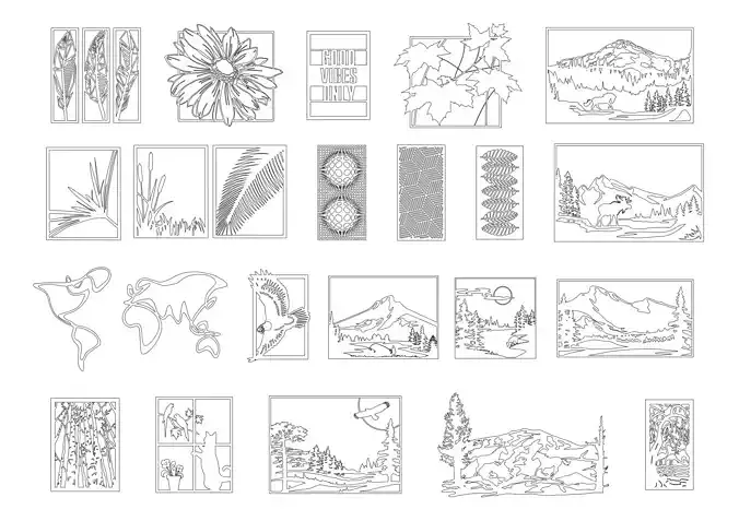 150 Outdoor and Animals Hunting Theme 