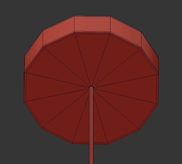 Hashira taiwanese bamboo pendant light 3D model_3