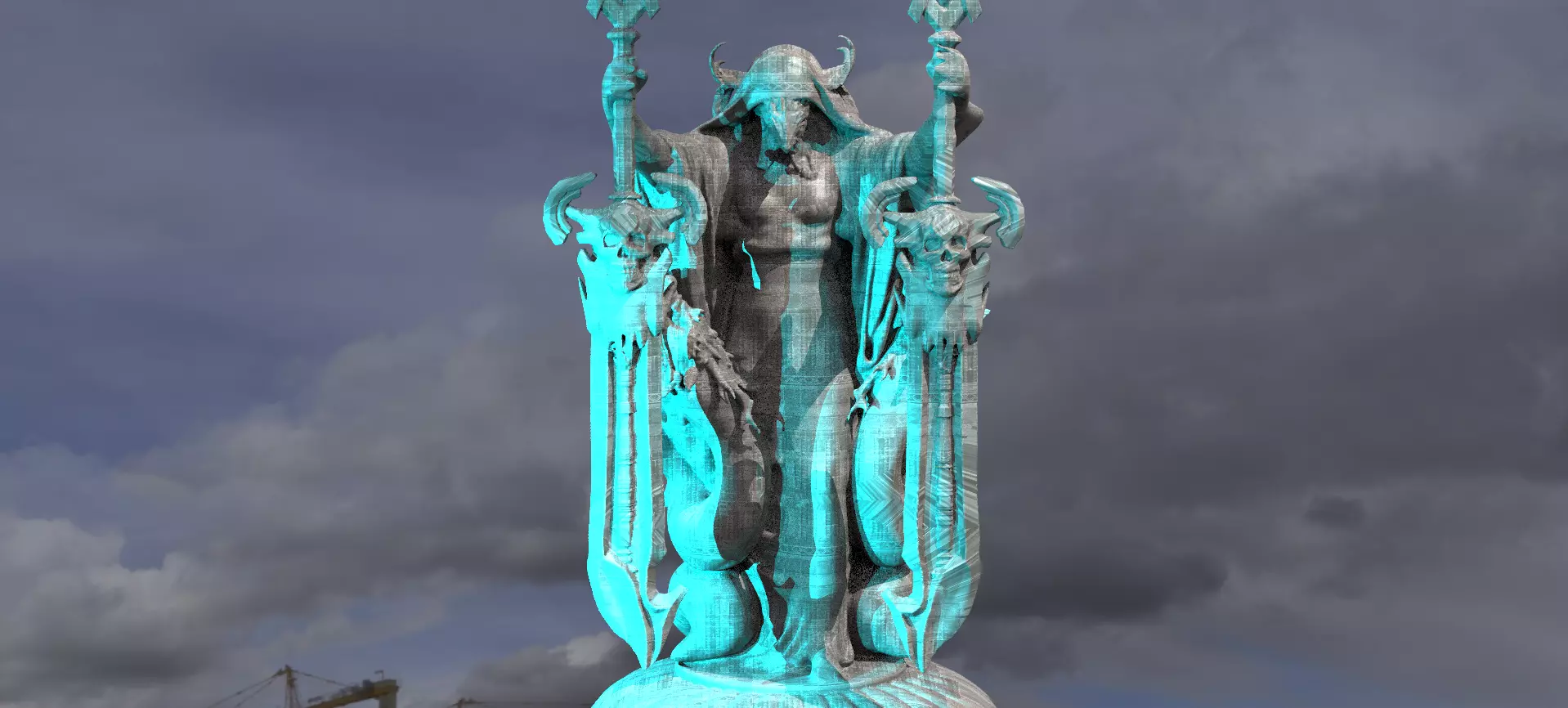 Halloween Reaper Duel Wielding 3 3D model